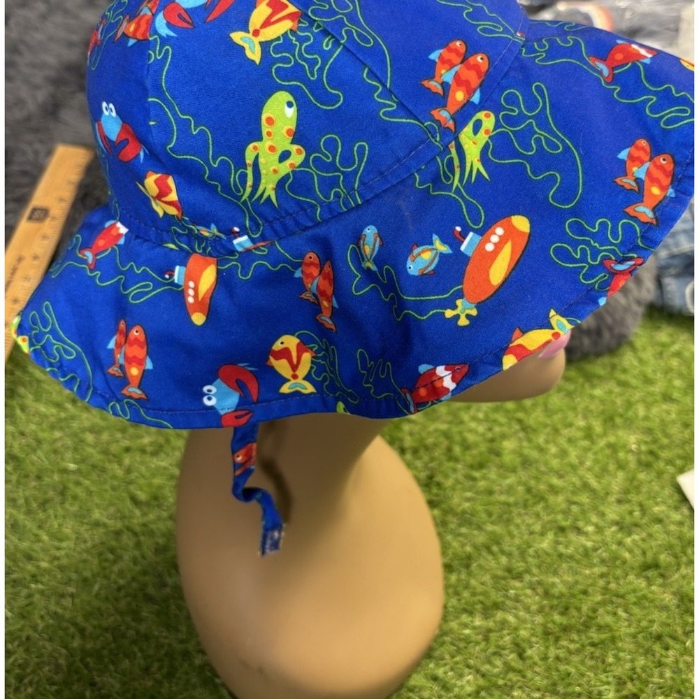 Wee Wave Infant swim/sun hat with strap (13-22 lbs) Beach Fishing‎ Camping Boys
